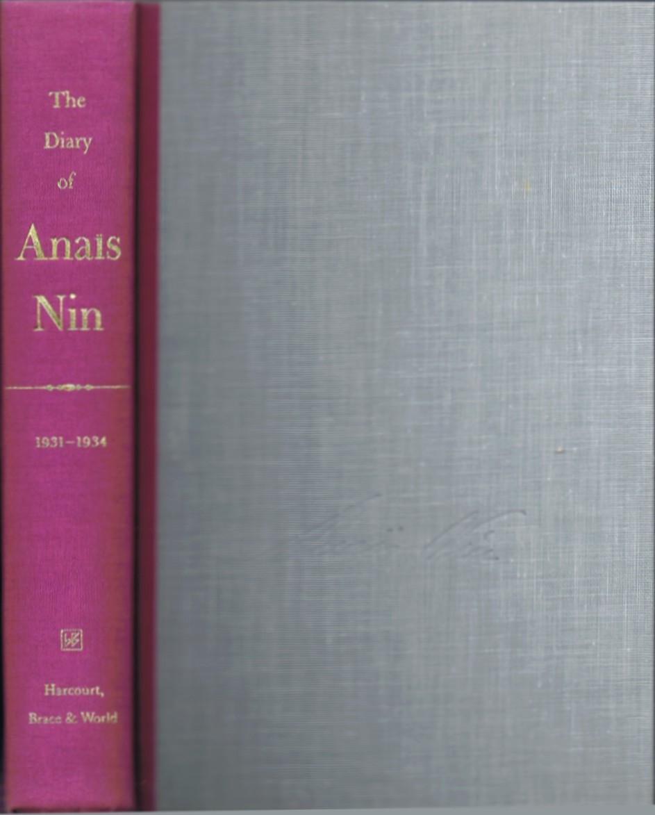 NIN, ANAIS; GUNTHER STUHLMANN (EDITOR) - The Diary of Anais Nin 1931-1934