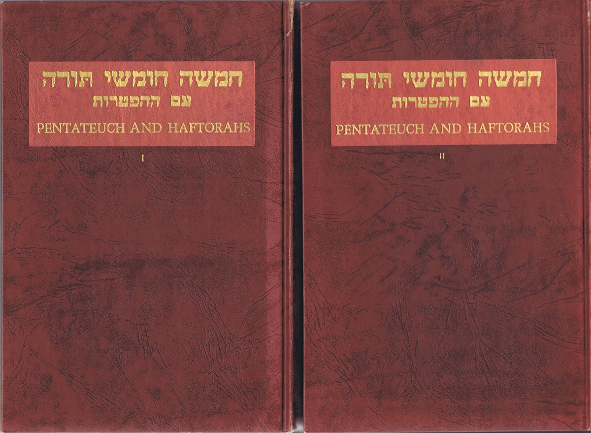The Pentateuch and Haftorahs: Hebrew Text, English Translation and Commentary (Two Volumes, Complete)