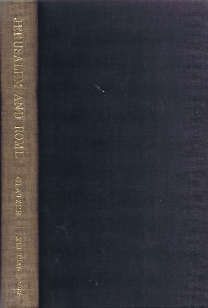 Jerusalem and Rome: The Writings of Josephus