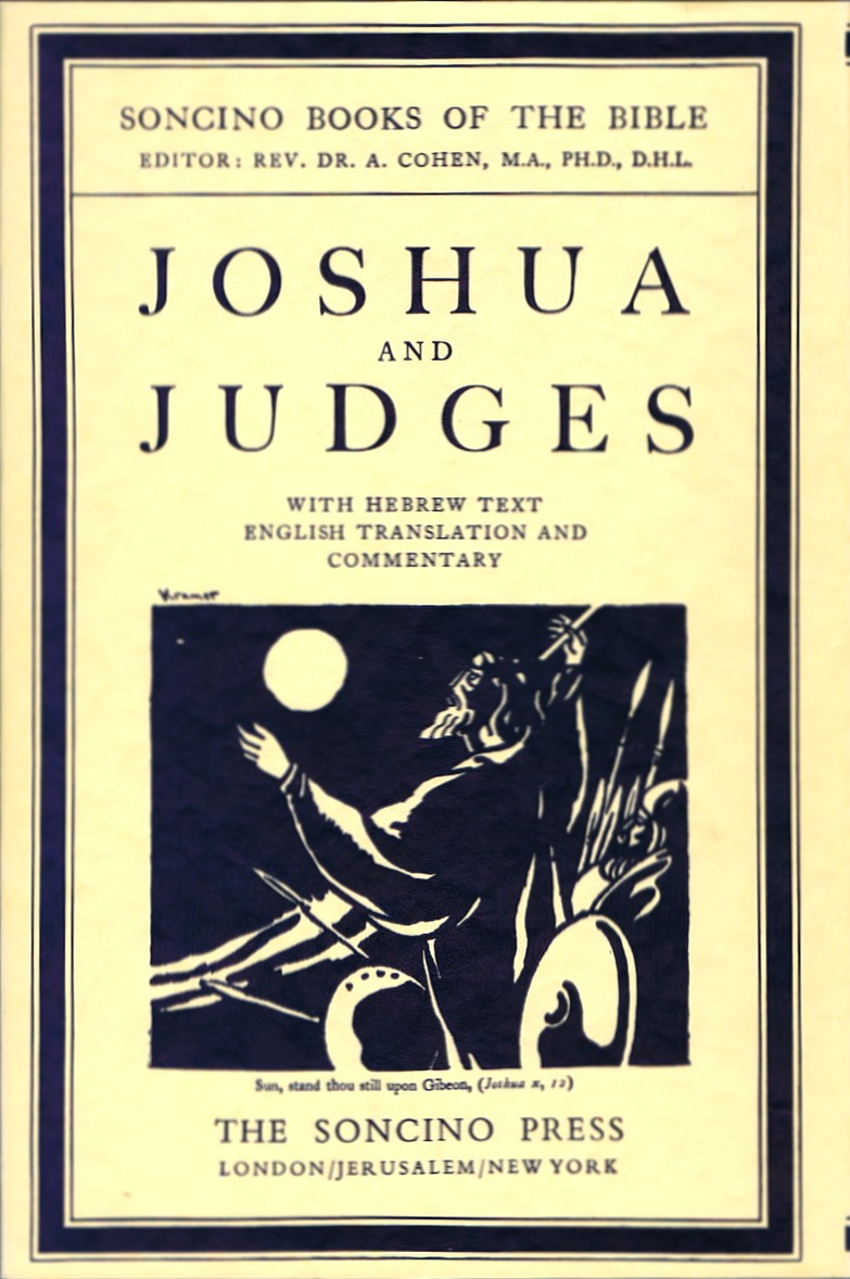 JOSHUA asnd JUDGES, with Hebrew Text and English Translation, and with an Introduction and Commentary