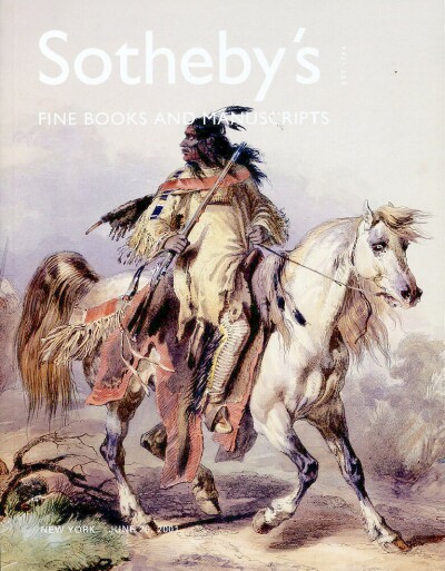 SOTHEBY'S - Fine Books and Manuscripts (26 Jun 2001)