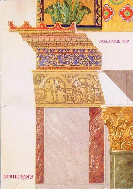HENRY SOTHERAN LIMITED - Catalogue 1010: Fine Books on Continental Art and Architecture: 1990