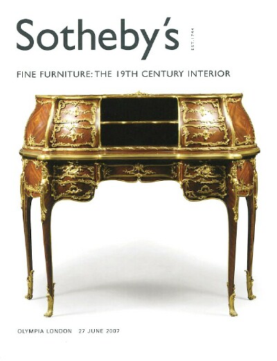 SOTHEBY'S - Fine Furniture: The 19th Century Interior (06/27/07)