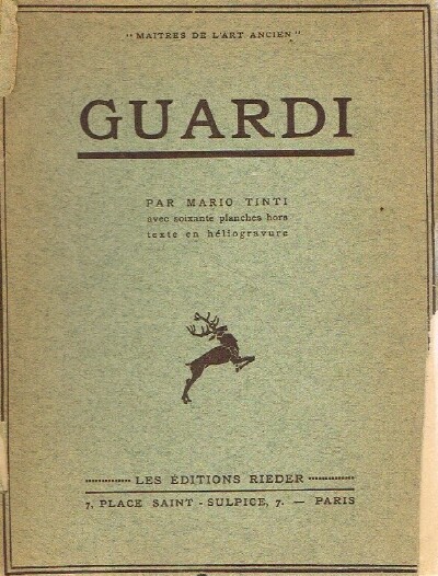 TINTI, MARIO - Guardi