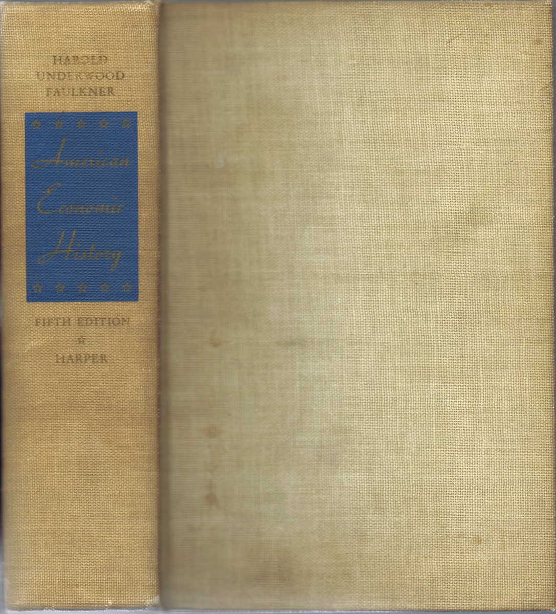 FAULKNER, HAROLD UNDERWOOD - American Economic History