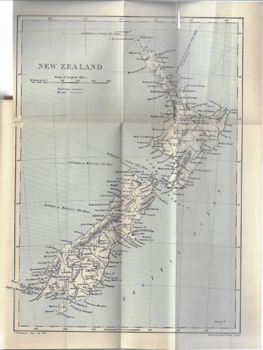 William Pember Reeves / The Long White Cloud Ao Tea Roa 1st Edition - Imagen 3 de 4