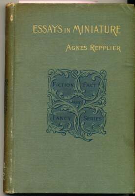 Agnes Repplier / Essays in Miniature - Picture 1 of 1