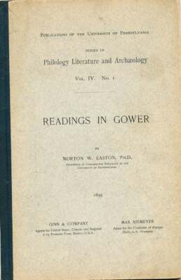 Morton W Easton / Readings in Gower - Imagen 1 de 1