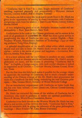 Tehyi Hsieh / Confucius Said it First Signed - Picture 1 of 3