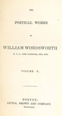 The Poetical Works of William Wordsworth Vol V - Imagen 1 de 1