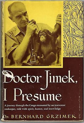 Dr Berhard Grzimek / Doctor Jimek I Presume 1st Edition - Picture 1 of 4