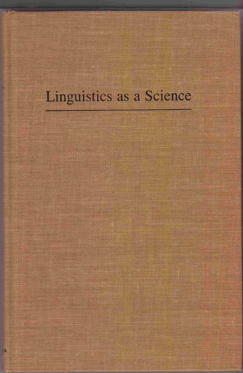 Image for Linguistics As a Science
