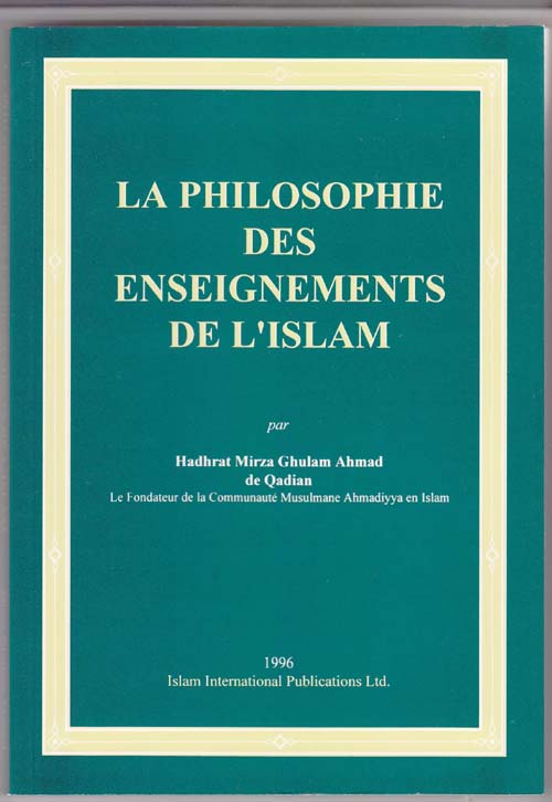 Image for La Philosophie Des Enseignements De L'Islam