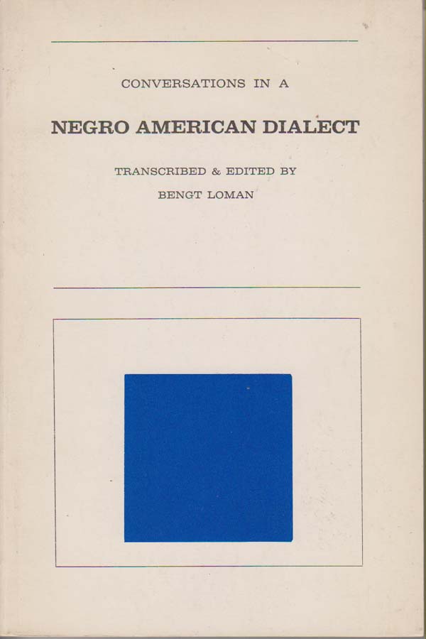 Image for Conversations in a Negro American Dialect