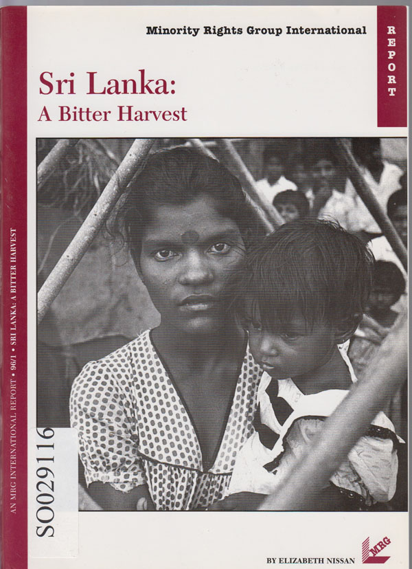 Image for Sri Lanka: a Bitter Harvest