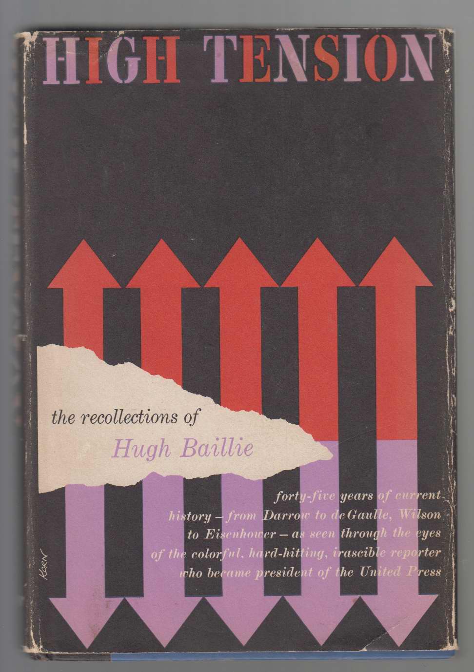 Image for High Tension: the Recollections of Hugh Baillie