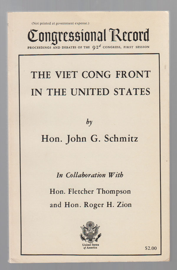 Image for The Viet Cong Front in the United States