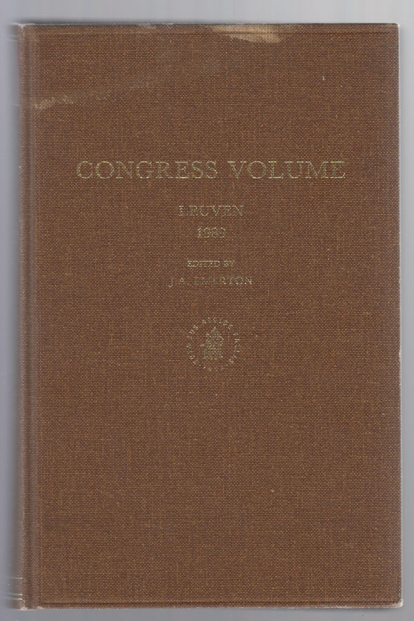 Image for Congress Volume: Leuven 1989: Conference Proceedings