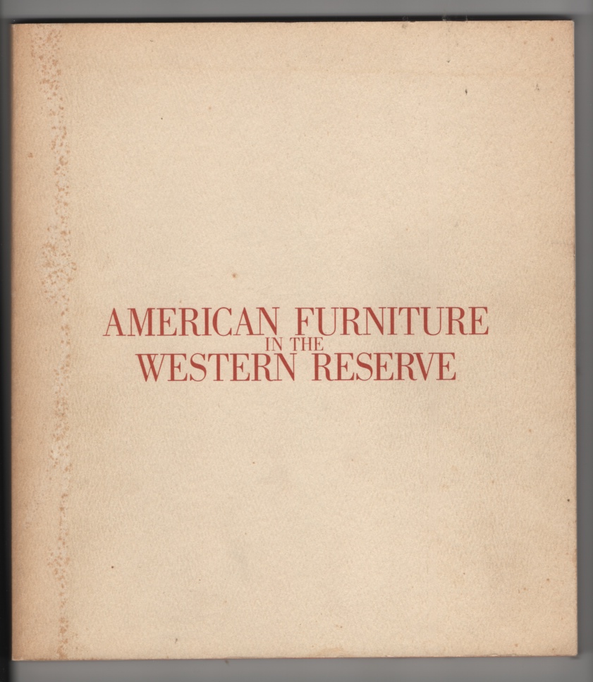 Image for American Furniture in the Western Reserve, 1680-1830