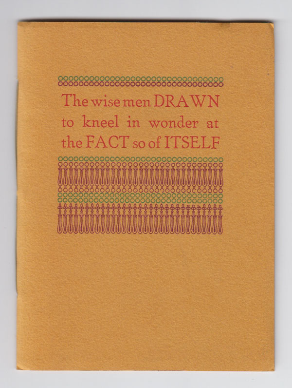 Image for The Wise Men Drawn to Kneel in Wonder At the Fact so of Itself.