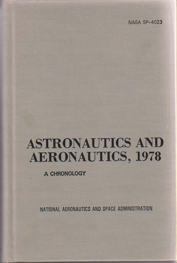 Image for Astronautics and Aeronautics, 1978:  A Chronology