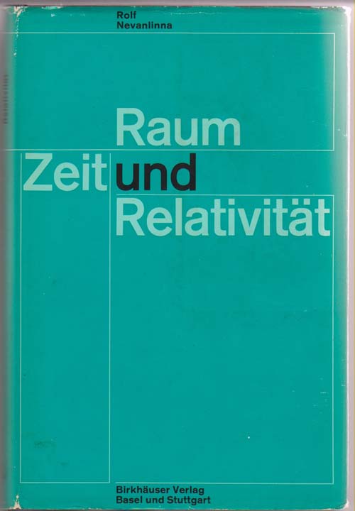 Image for Raum, Zeit Und Relativitat