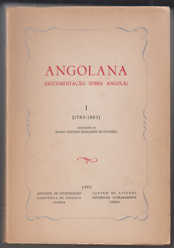 Image for Angolana   Vol 1 (1783-1883)