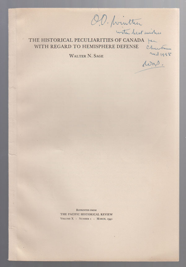 Image for The Historical Peculiarities of Canada with Regard to Hemisphere Defense