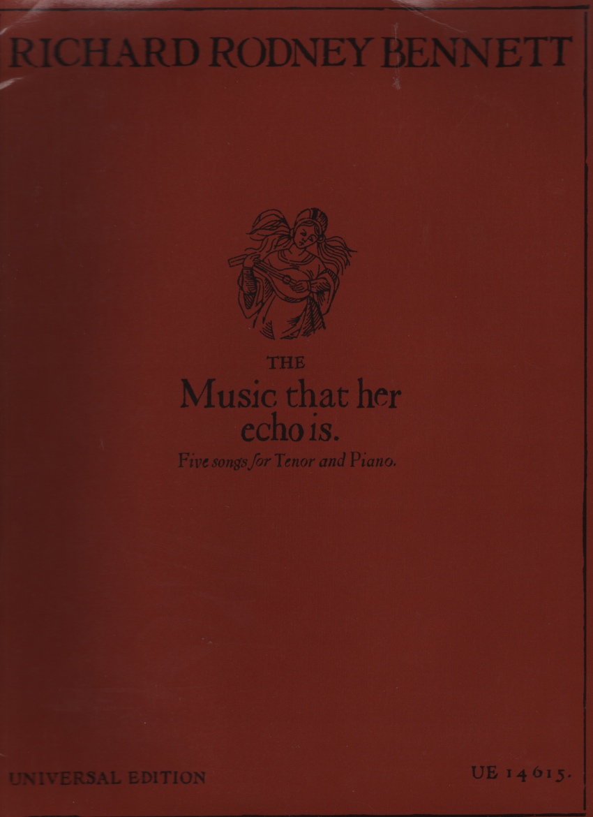 Image for The Music That Her Echo Is Five Songs for Tenor and Piano