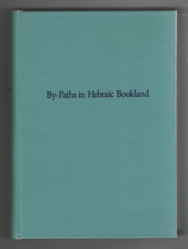 Image for By-Paths in Hebraic Bookland
