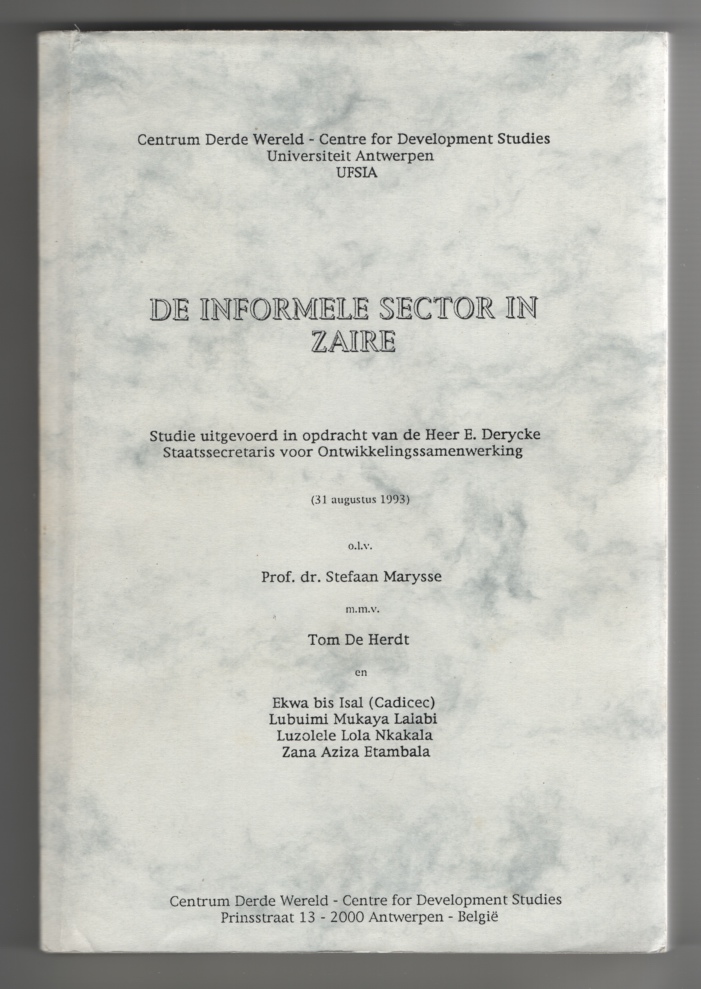 Image for De Informele Sector in Zaire