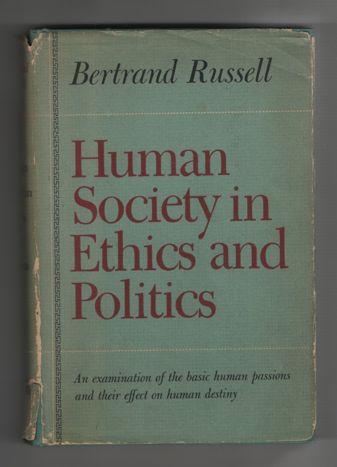 Image for Human Society in Ethics and Politics