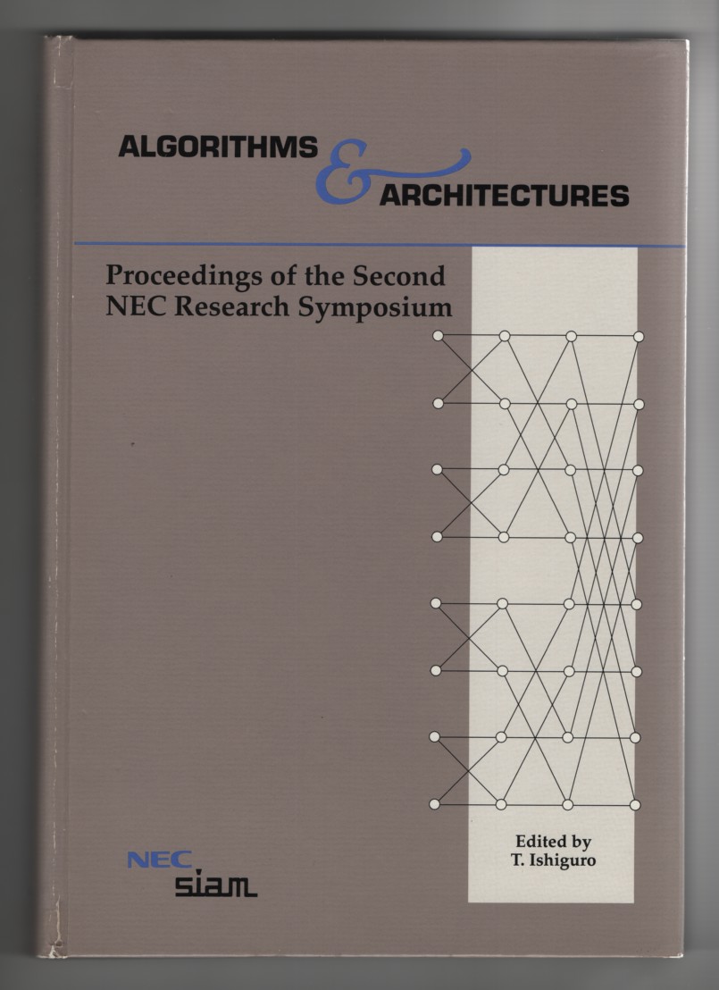 Image for Algorithms & Architectures:  Proceedings of the Second NEC Research Symposium