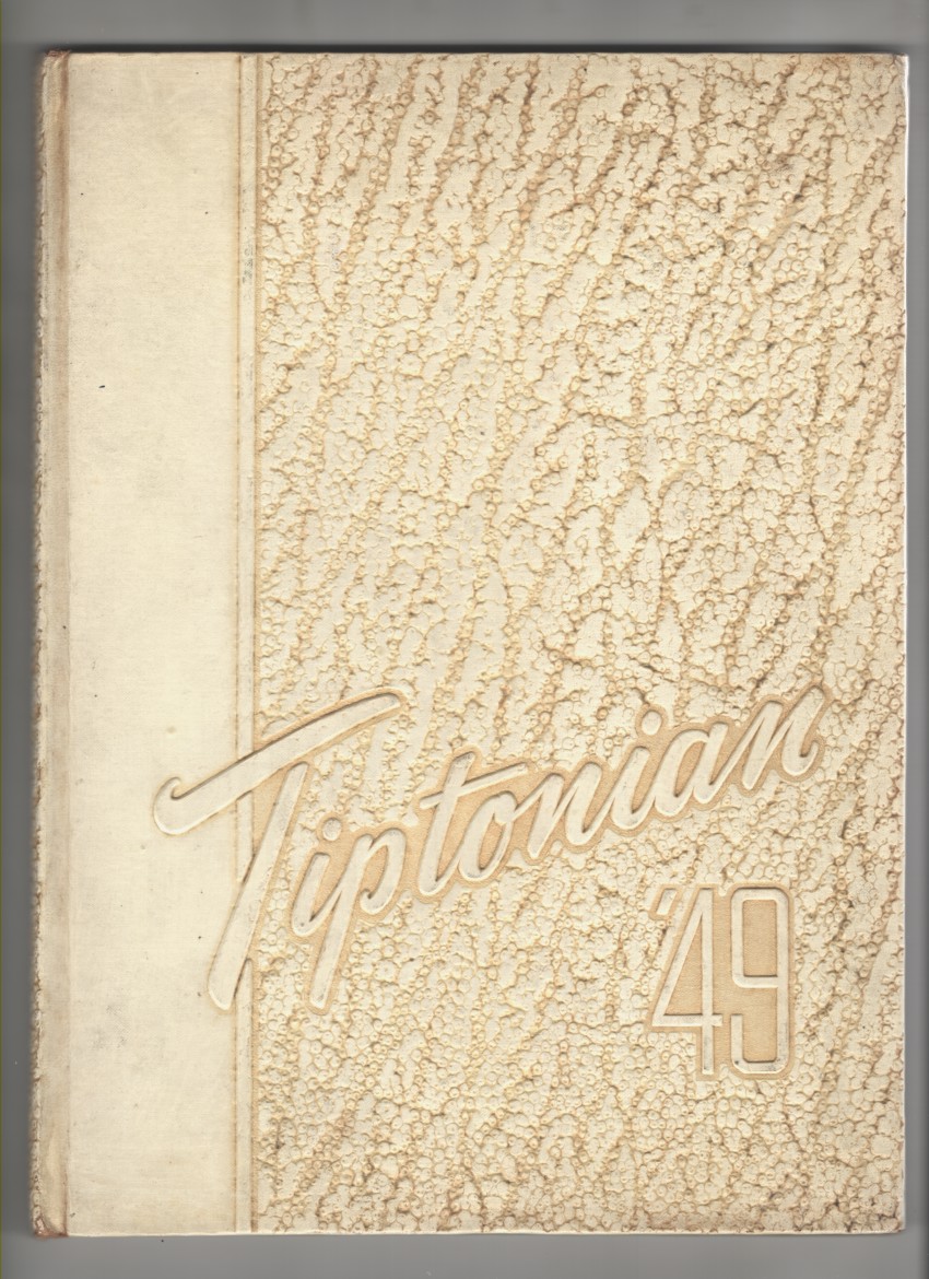 Yearbook Staff - The Tiptonian (1949 High School Yearbook, Tipton Indiana).