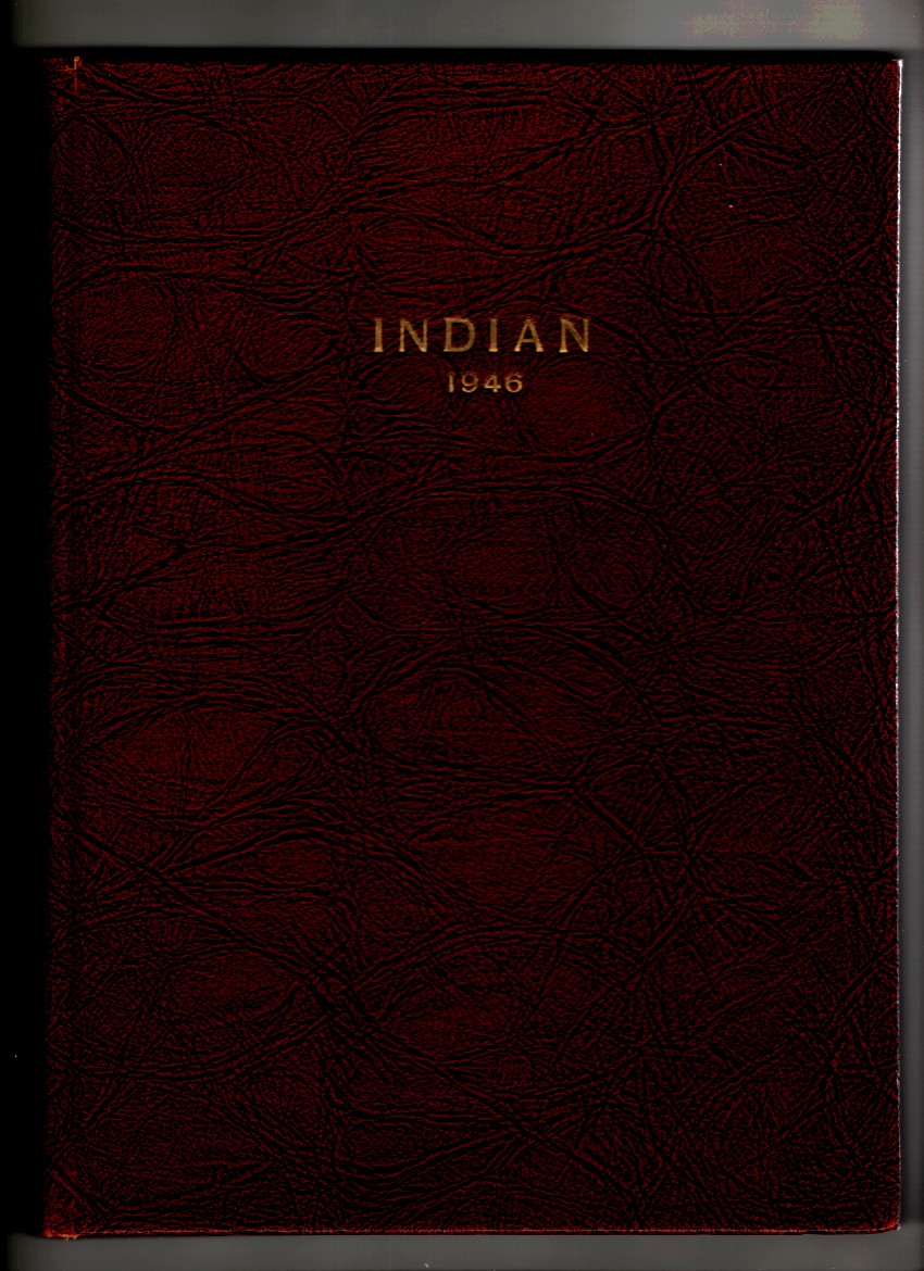 Yearbook Staff - Indian 1946 (High School Yearbook for Anderson, Indiana).