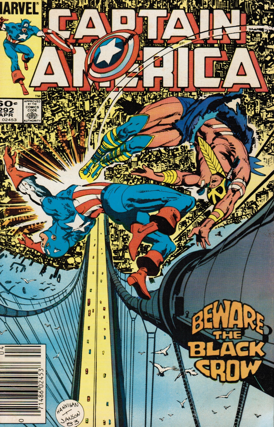 DEMATTEIS, J. M (WRITER) - Captain America #292: Beware of the Black Crow