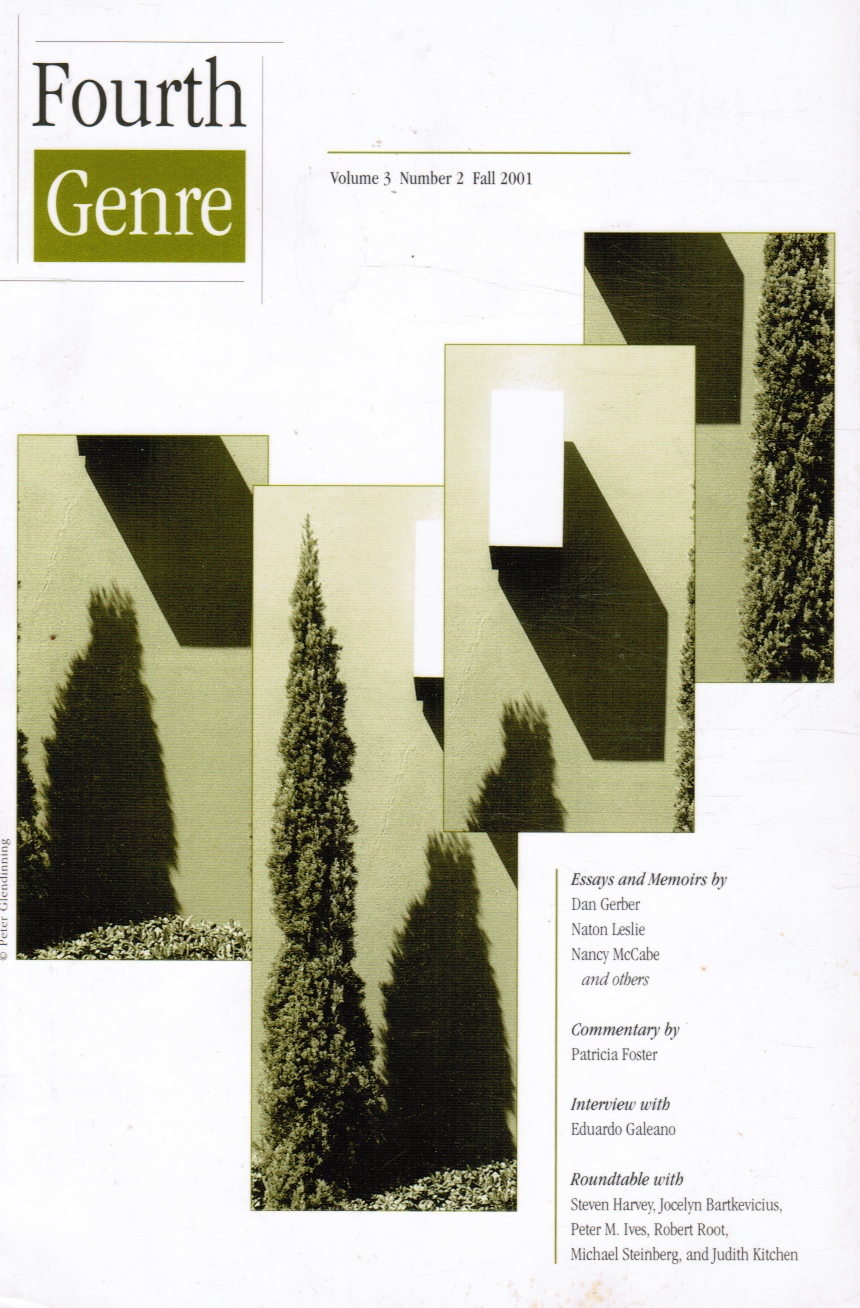 Image for Fourth Genre: Explorations in Nonfiction - Volume 3, Number 2, Fall 2001