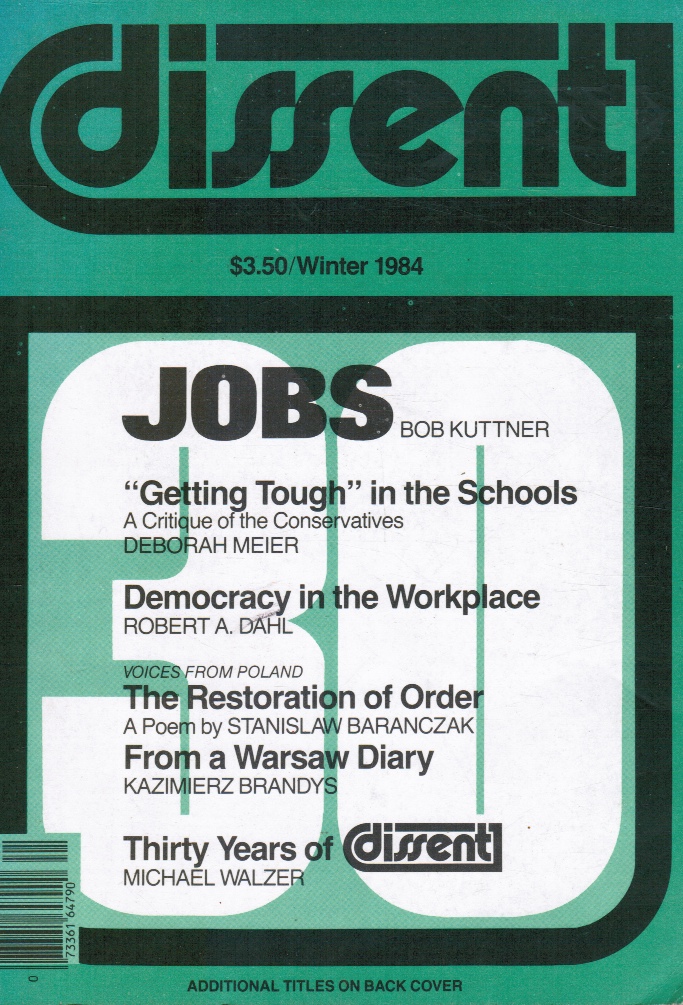 Image for DISSENT Magazine: Winter 1984
