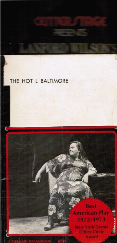 WILSON, LANFORD - The Hot L Baltimore Book Plus Playbill
