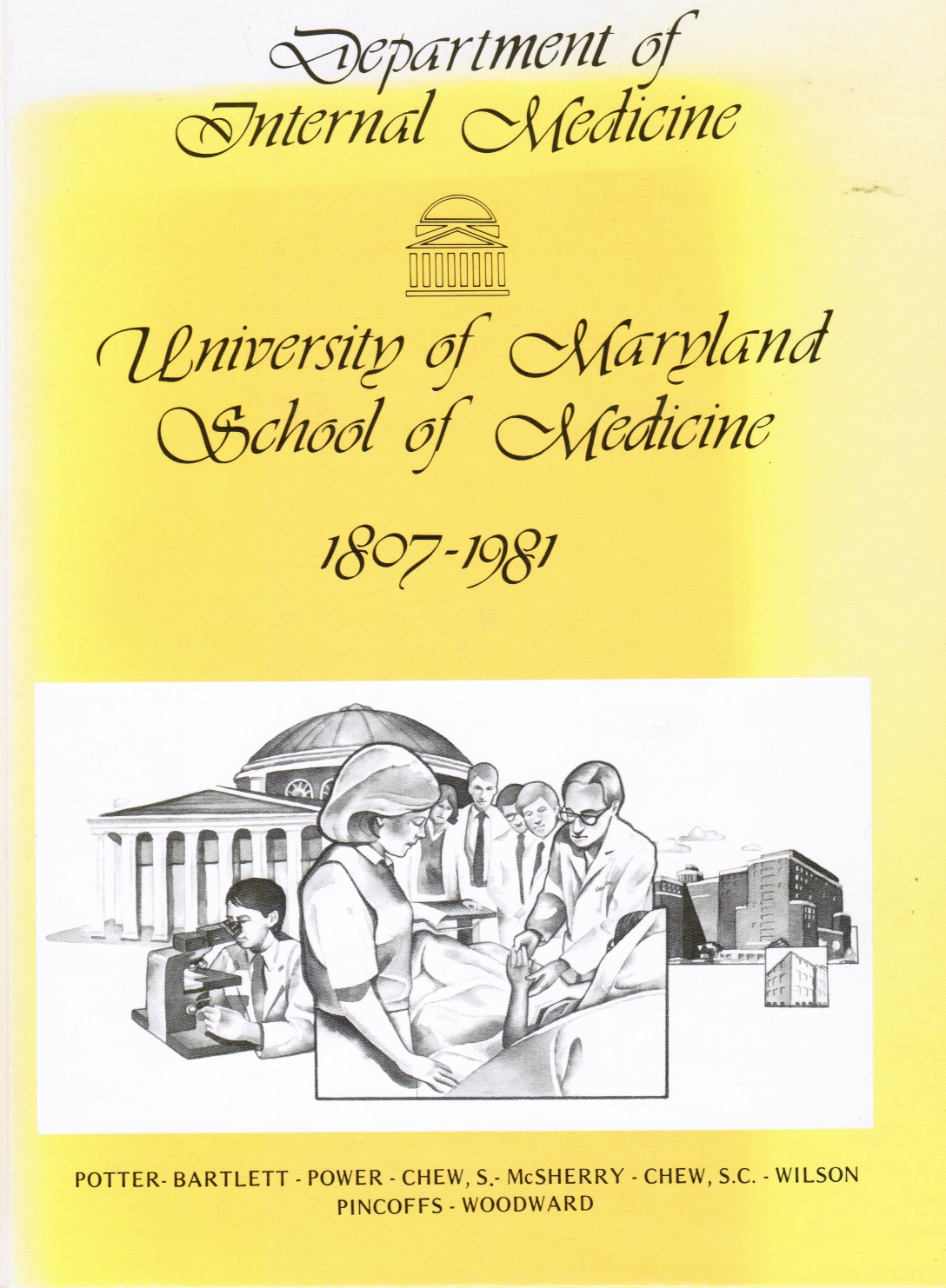 WOODWARD, THEODORE E - Department of Internal Medicine, University of Maryland School of Medicine, 1807-1981