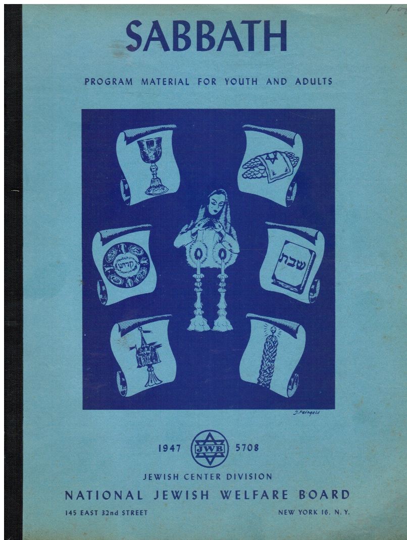 GOODMAN, PHILIP - Sabbath -- Program Material for Youth and Adults