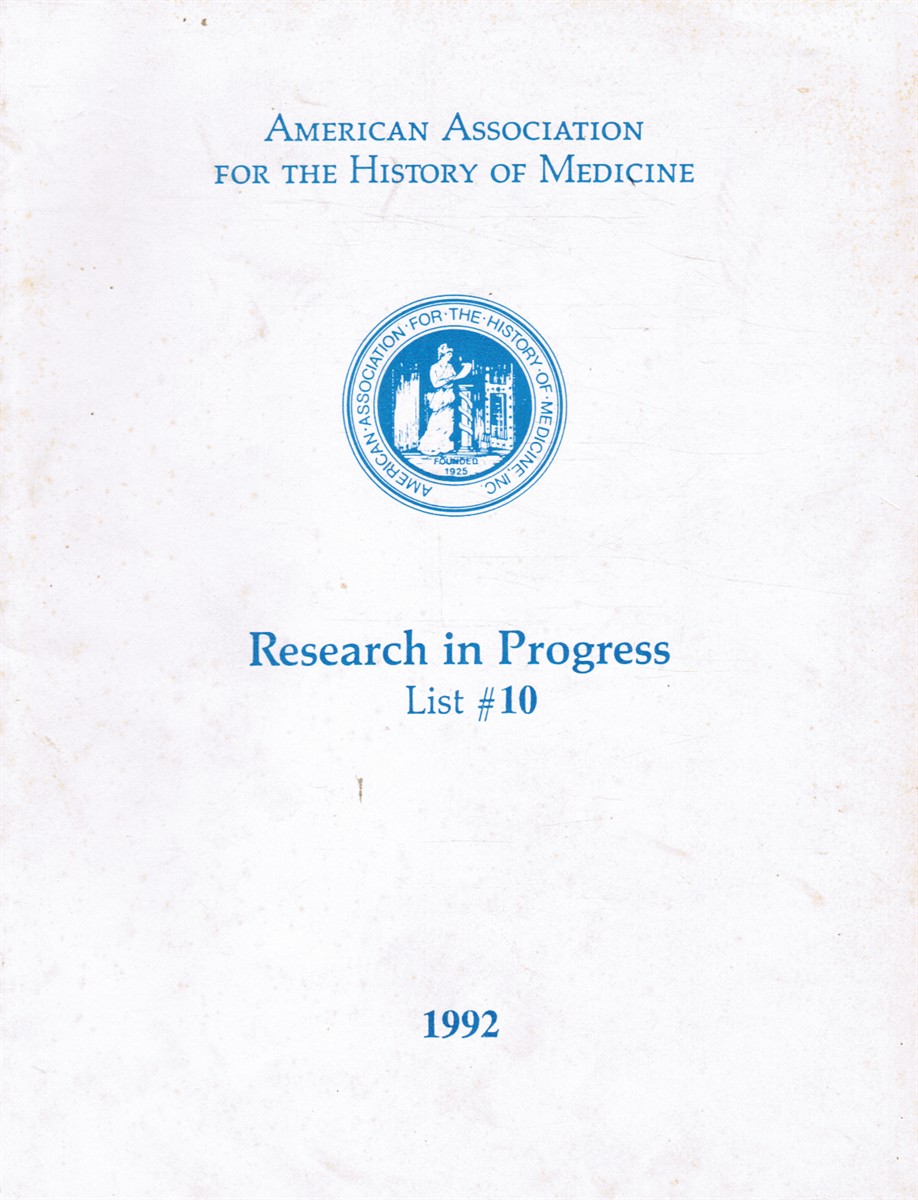 RANES C. CHAKRAVORTY, INTRODUCTION - Research in Progress List #10