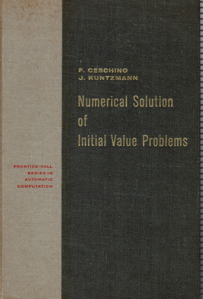 Image for Numerical Solution of Initial Value Problems