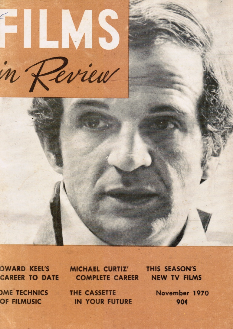 Image for Films in Review: November 1970 Francoise Truffant (cover)