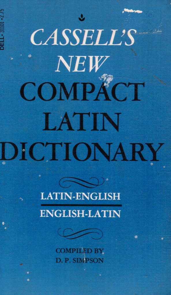 SIMPSON, D. P - Cassell's New Compact Latin-English Dictionary