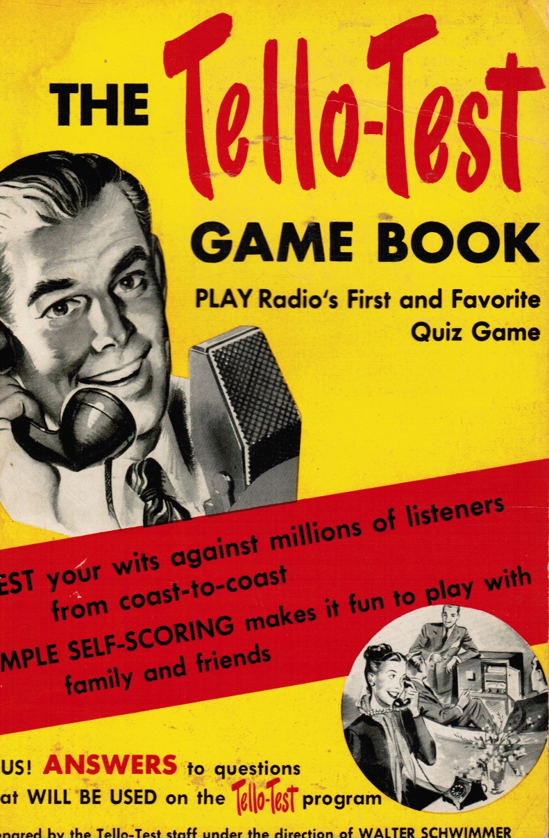 SCHWIMMER, WALTER - The Tello-Test Game Book
