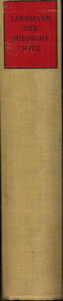 LANDMANN, SALCIA - Der Judische Witz