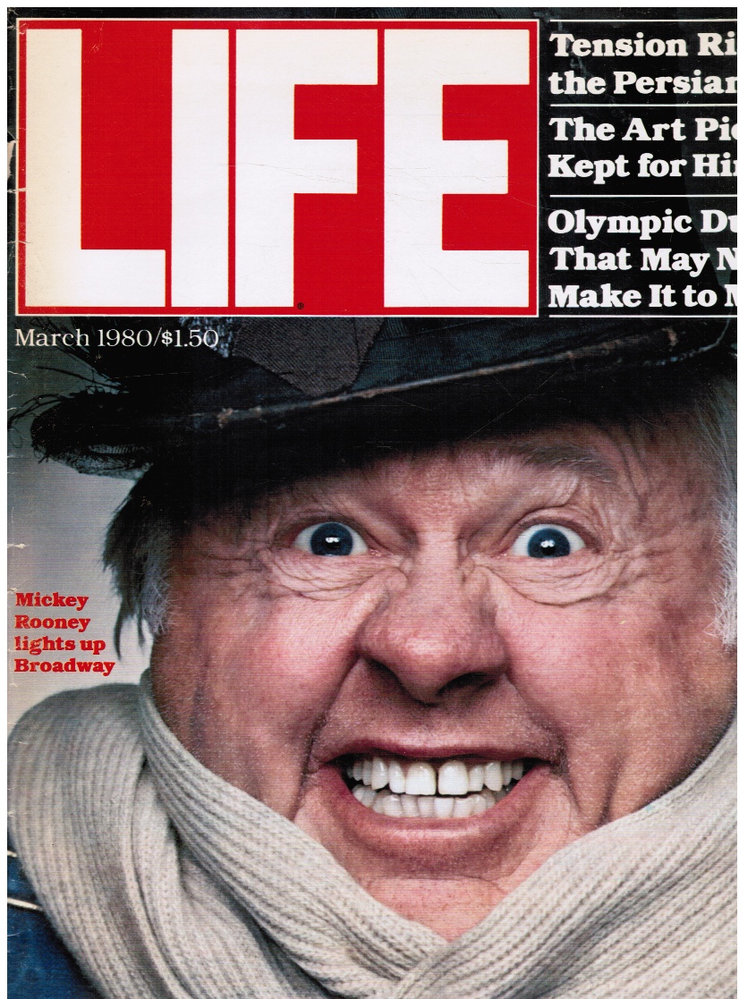 PHILIP KUNDARDT (MANAGING EDITOR) - Life Magazine March 1980 - Mickey Rooney, Cover