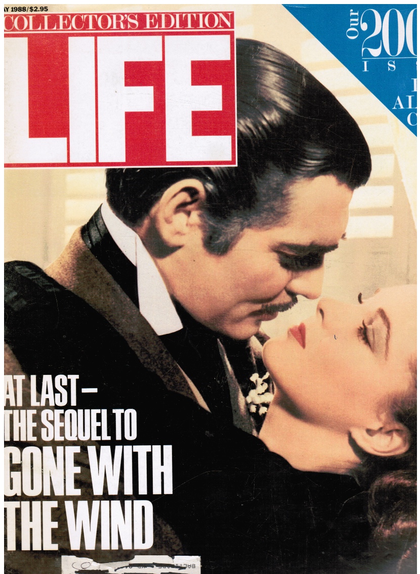  - Life Magazine (May 1988) - 2000th Issue (All Covers Shown Inside) Scarlett & Rhett, Gone with the Wind (Cover)