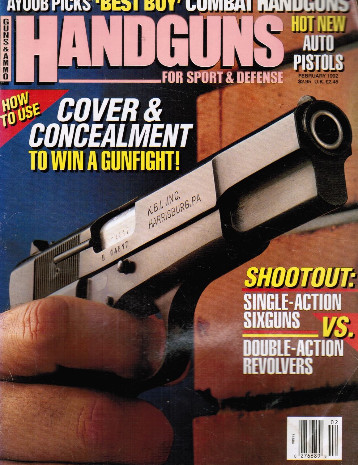 JAN M. LIBOUREL, EDITOR - Handguns Magazine February 1992